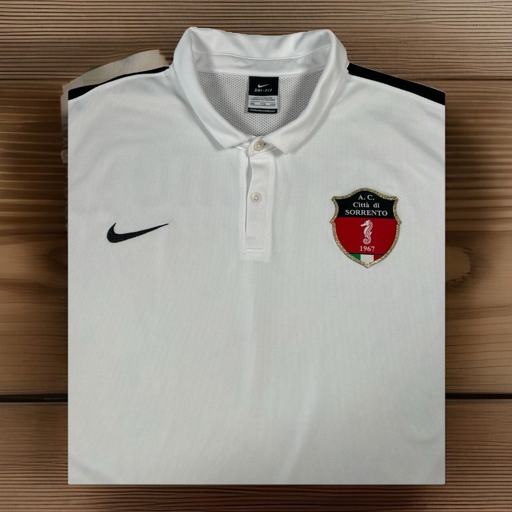 AC Citta di Sorrento '67 Nike‎ DriFit Polo Shirt Men XXL Italian Football Soccer